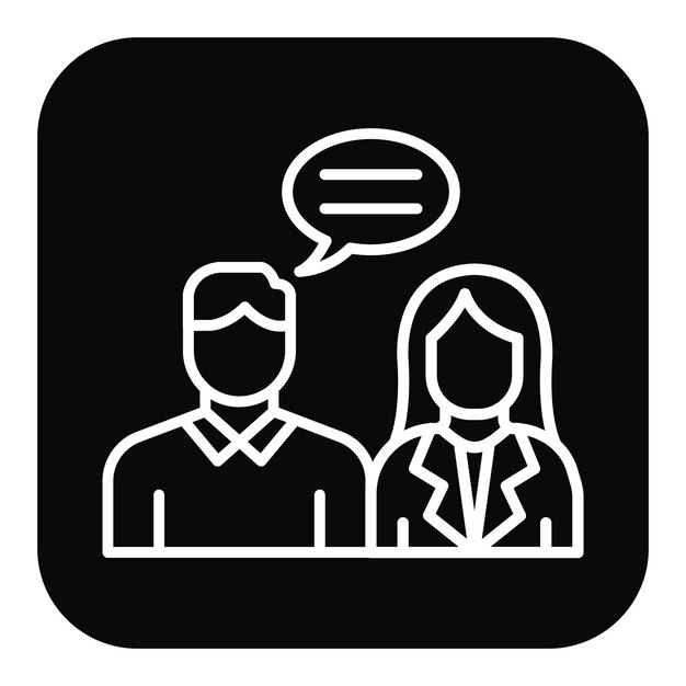 El icono del vector de igualdad se puede utilizar para el conjunto de iconos de Derechos Humanos