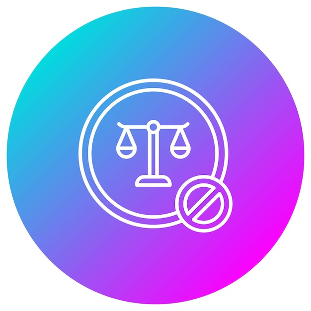 El icono del vector ilegal se puede usar para el conjunto de iconos de inmigración