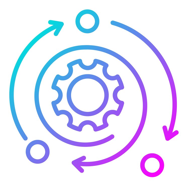 Vector el icono del vector de impacto puede utilizarse para el conjunto de iconos del plan de acción