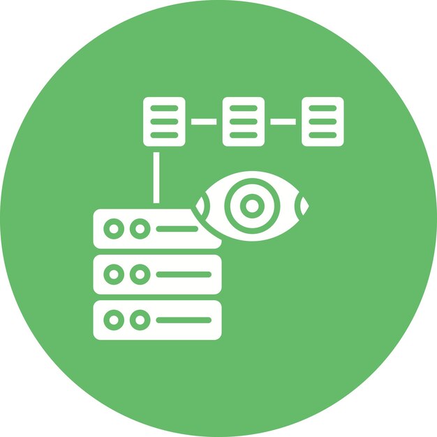 El icono del vector de información de datos se puede utilizar para el conjunto de iconos de análisis de datos