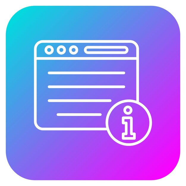 El icono del vector de información se puede utilizar para el conjunto de iconos de inmigración