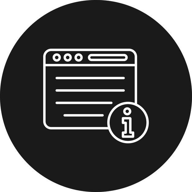 El icono del vector de información se puede utilizar para el conjunto de iconos de inmigración