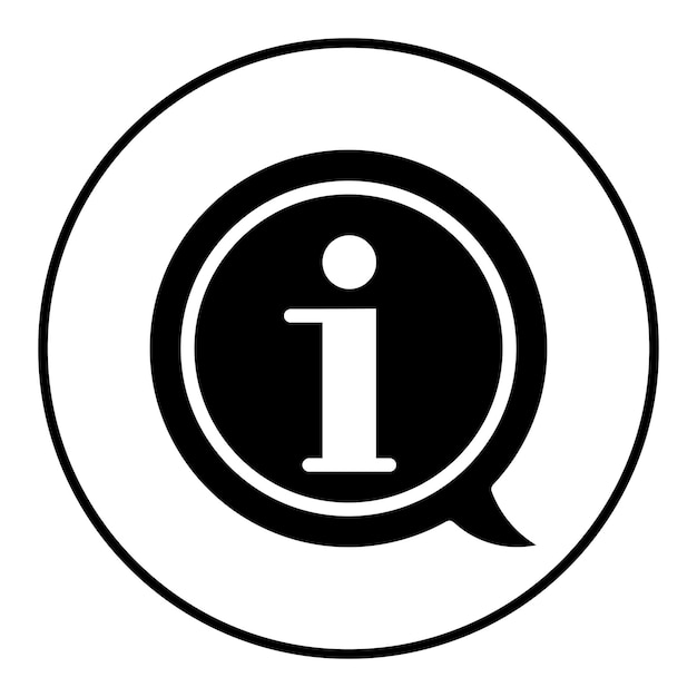 El icono del vector de información se puede utilizar para el conjunto de iconos de vuelta a la escuela