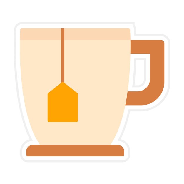 El icono del vector de infusión de té se puede utilizar para el conjunto de iconos de Medicina I