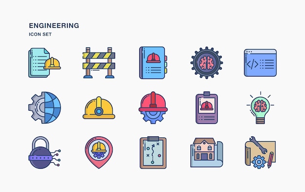 Icono de vector de ingeniería