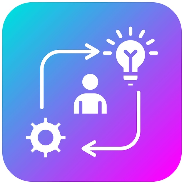 El icono del vector de iniciativa se puede utilizar para el conjunto de iconos de rasgos de personalidad