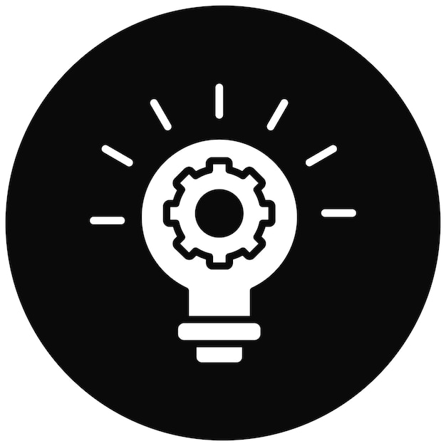El icono del vector de innovación se puede utilizar para el conjunto de iconos de Business Analytics