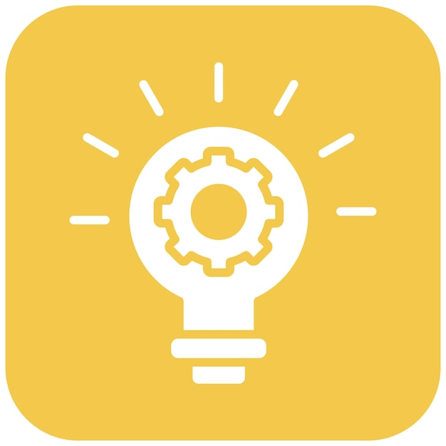 El icono del vector de innovación se puede utilizar para el conjunto de iconos de Business Analytics