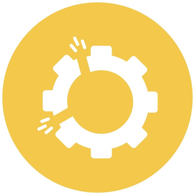 El icono del vector de interrupción se puede utilizar para el conjunto de iconos de Business Analytics