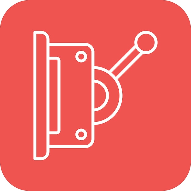El icono del vector de interruptor de desconexión se puede utilizar para el conjunto de iconos de procesos industriales