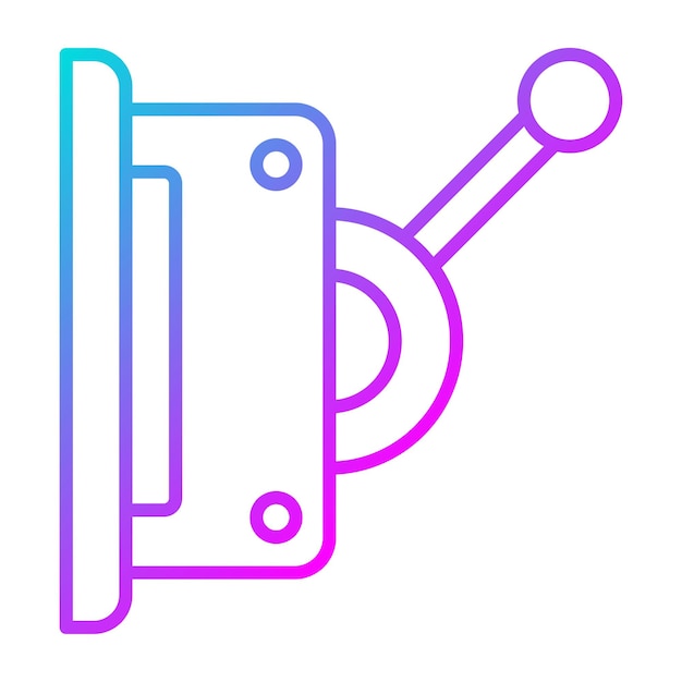 El icono del vector de interruptor de desconexión se puede utilizar para el conjunto de iconos de procesos industriales