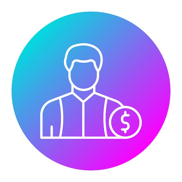 El icono del vector de inversor se puede utilizar para el conjunto de iconos de negocios basados en el hogar