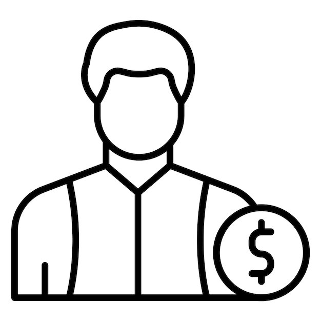 El icono del vector de inversor se puede utilizar para el conjunto de iconos de negocios basados en el hogar