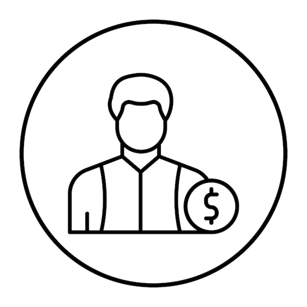 El icono del vector de inversor se puede utilizar para el conjunto de iconos de negocios basados en el hogar