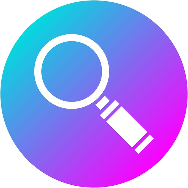 El icono del vector de investigación se puede utilizar para el conjunto de iconos de marketing