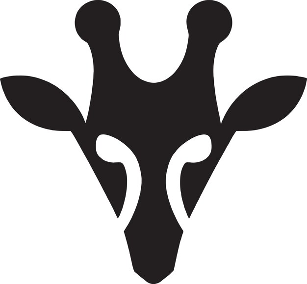 Icono de Vector de jirafa reticulada