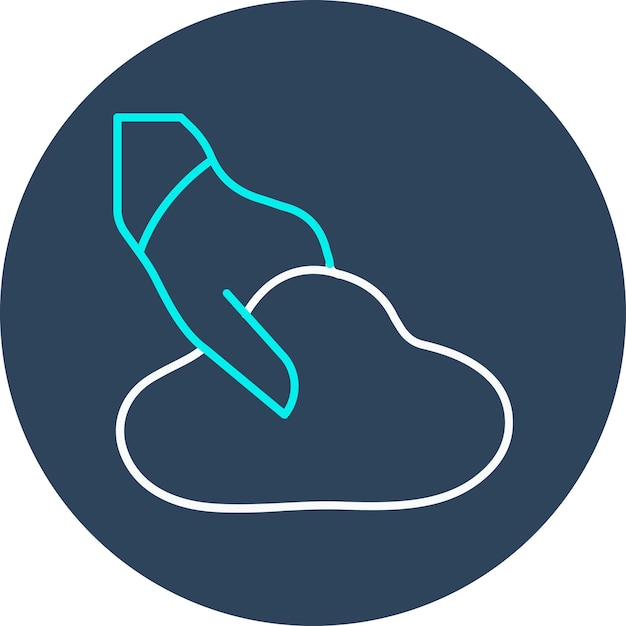 El icono del vector de knead se puede usar para el conjunto de iconos de la panadería