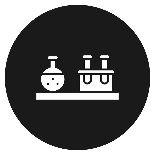 El icono del vector de laboratorio médico se puede utilizar para el conjunto de iconos de Investigación y Ciencia