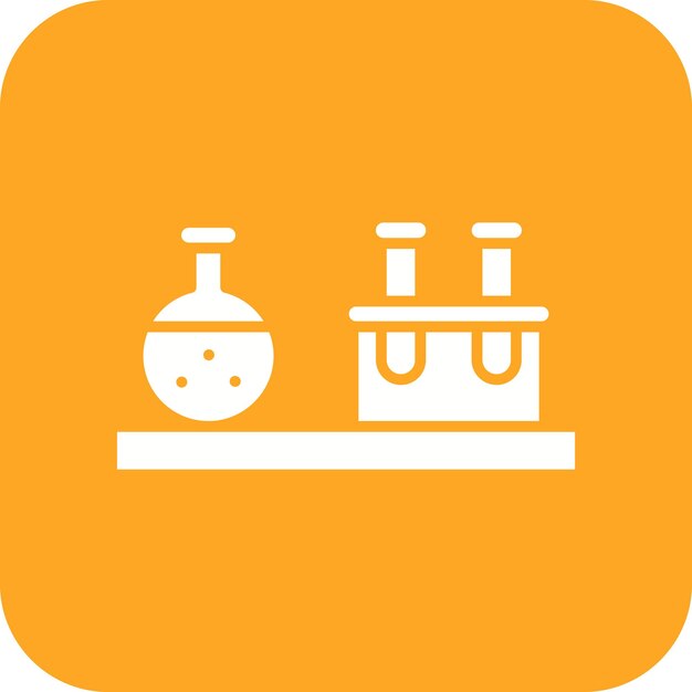 El icono del vector de laboratorio médico se puede utilizar para el conjunto de iconos de Investigación y Ciencia