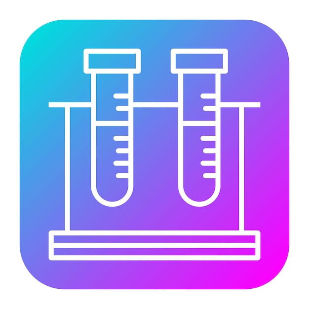 El icono del vector de laboratorio se puede utilizar para el conjunto de iconos de control de salud