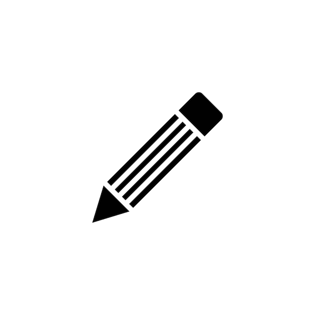 Icono de vector de lápiz