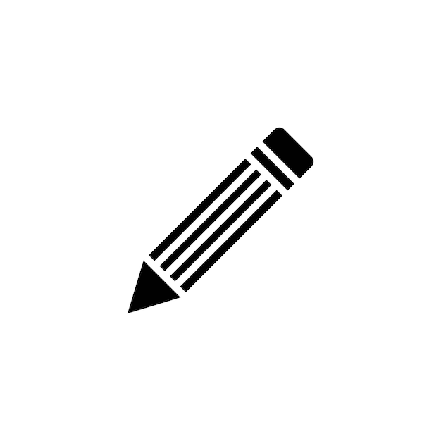 Icono de vector de lápiz