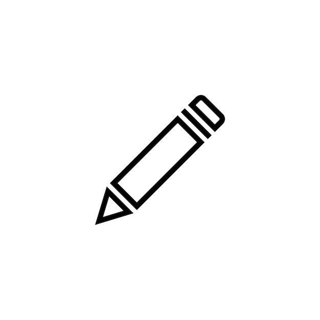 Icono de vector de lápiz