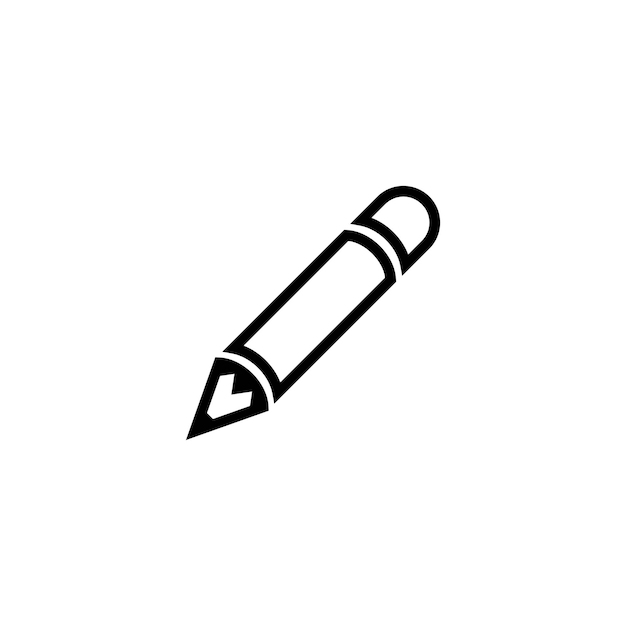 Icono de vector de lápiz