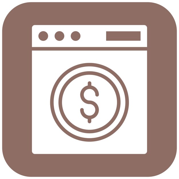 El icono del vector de lavado de dinero se puede utilizar para el conjunto de iconos de corrupción