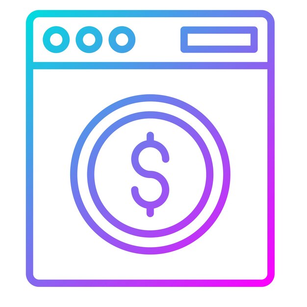 El icono del vector de lavado de dinero se puede utilizar para el conjunto de iconos de corrupción