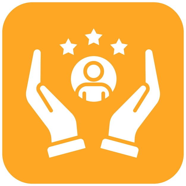 El icono del vector de lealtad del cliente se puede utilizar para el conjunto de iconos de Business Analytics