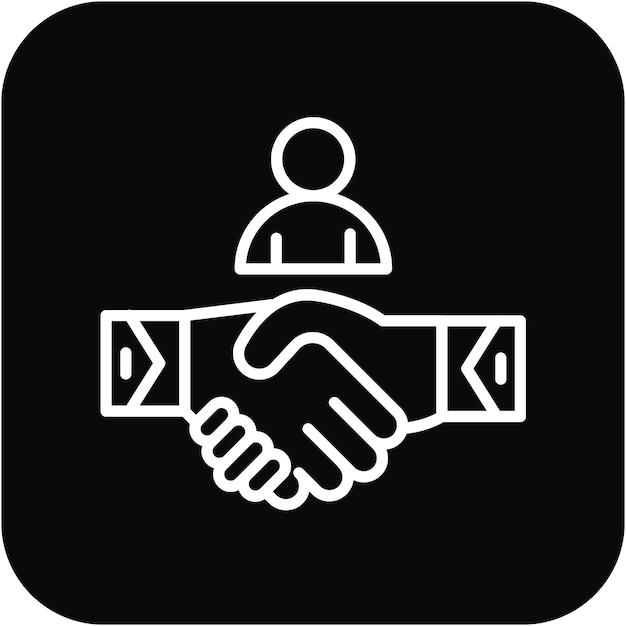 El icono del vector de lealtad del cliente se puede utilizar para el conjunto de iconos de la encuesta