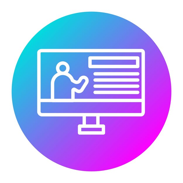 El icono del vector de la lección se puede usar para el conjunto de iconos de vuelta a la escuela