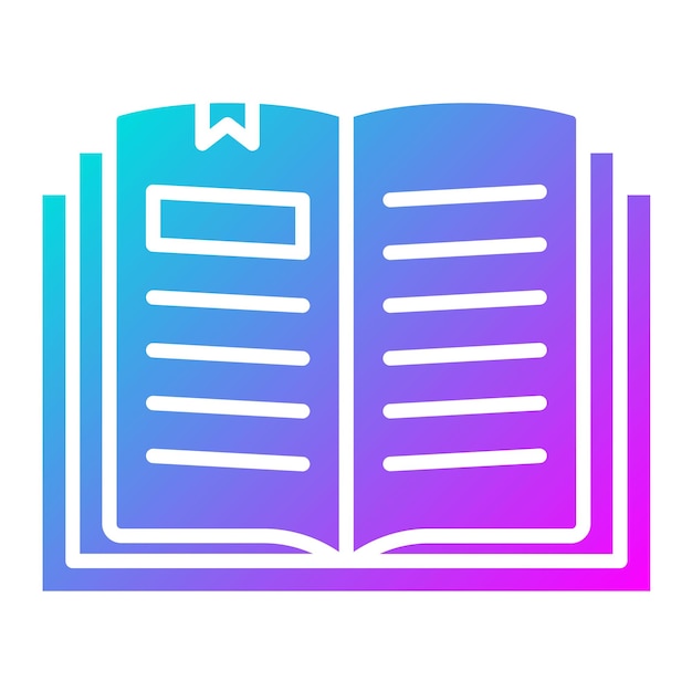 El icono del vector de lectura se puede utilizar para el conjunto de iconos de la biblioteca