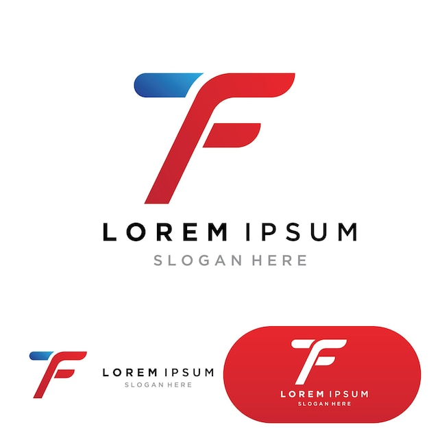 Icono de vector de letra F