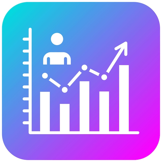 El icono del vector de liderazgo de mercado se puede utilizar para el conjunto de iconos de Business Analytics