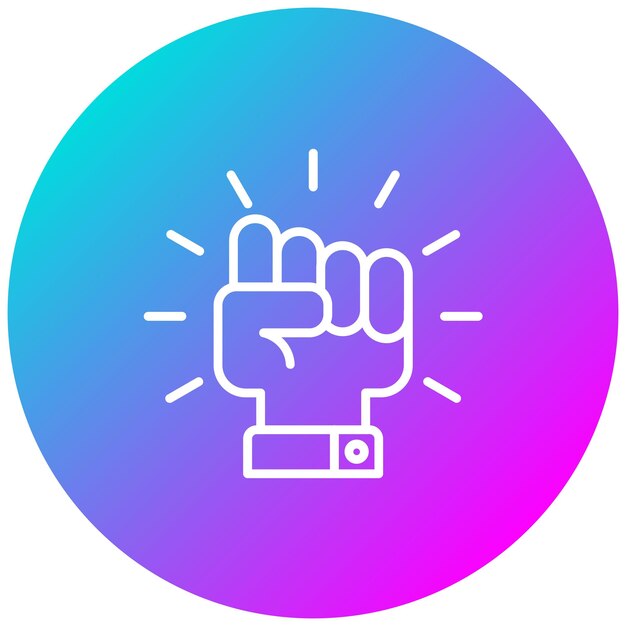 El icono del vector de liderazgo se puede utilizar para el conjunto de iconos de valores básicos