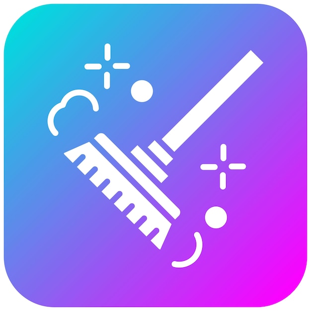 El icono del vector de limpieza se puede utilizar para la limpieza y el conjunto de iconos de despojo