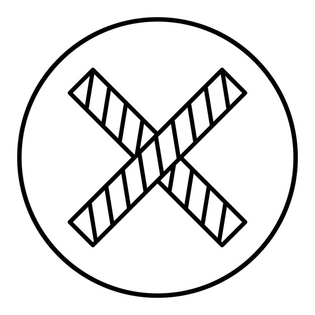 El icono del vector de línea de la policía se puede usar para el conjunto de iconos de la policía