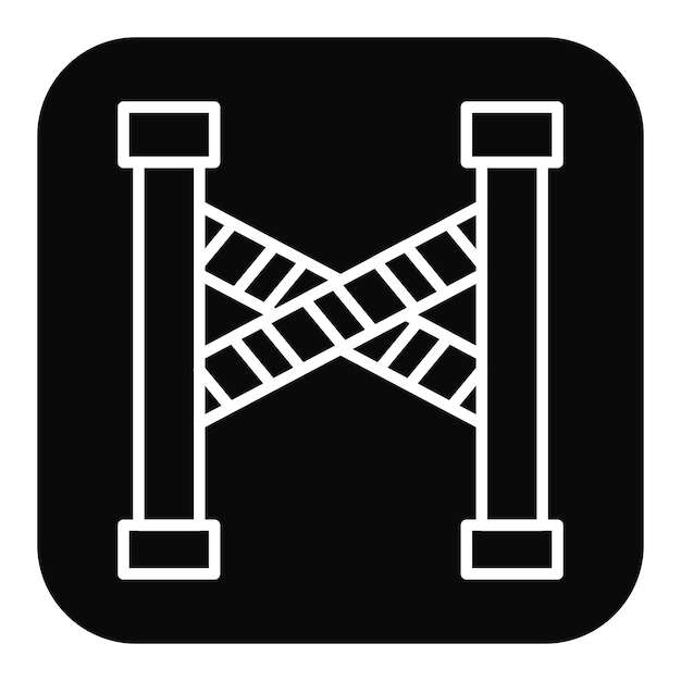 El icono del vector de línea policial se puede usar para el conjunto de iconos de Derechos Humanos