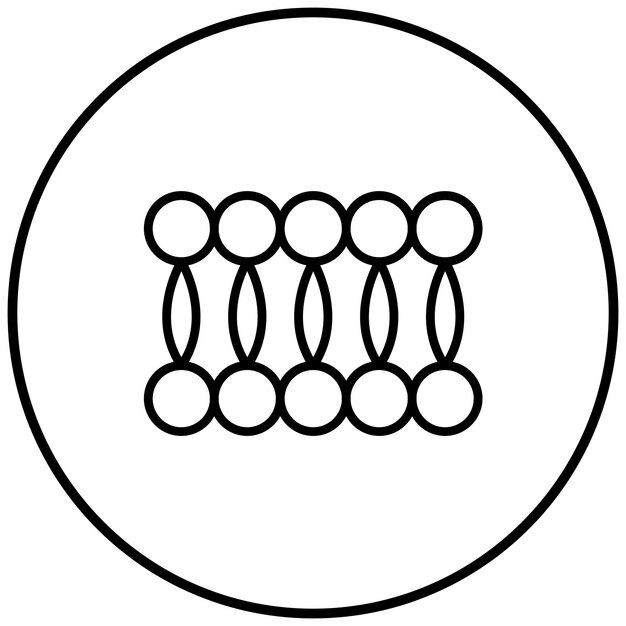 El icono del vector de lípidos se puede utilizar para el conjunto de iconos de nutrición