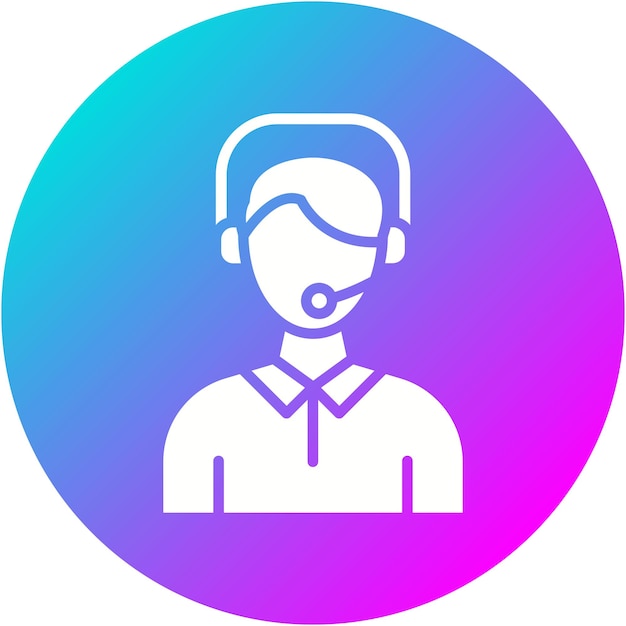 El icono del vector de llamada de servicio se puede utilizar para el conjunto de iconos de compras y comercio electrónico