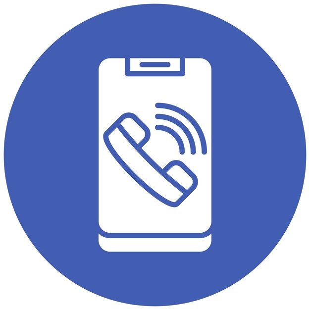 El icono del vector de llamadas se puede utilizar para el conjunto de iconos de contacto con nosotros