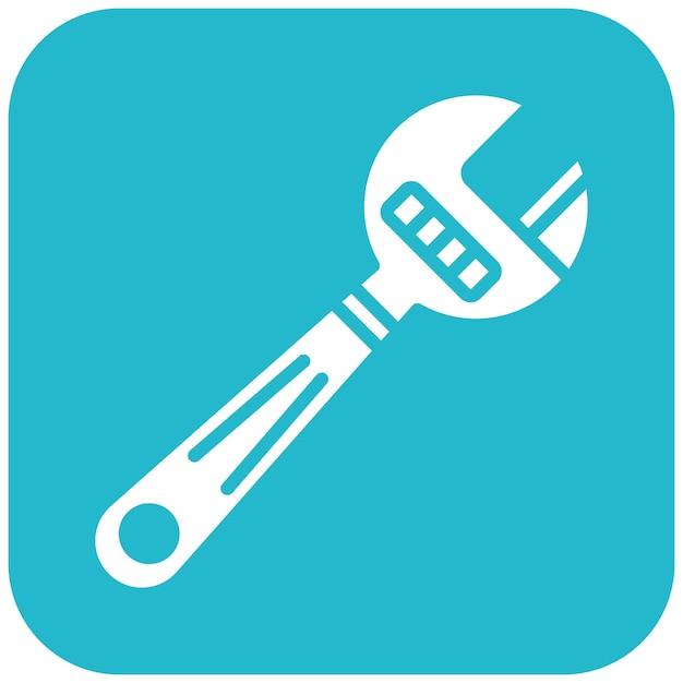 El icono del vector de la llave se puede utilizar para el conjunto de iconos de fabricación