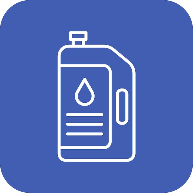 El icono del vector de lubricante se puede utilizar para el conjunto de iconos de reparación de automóviles