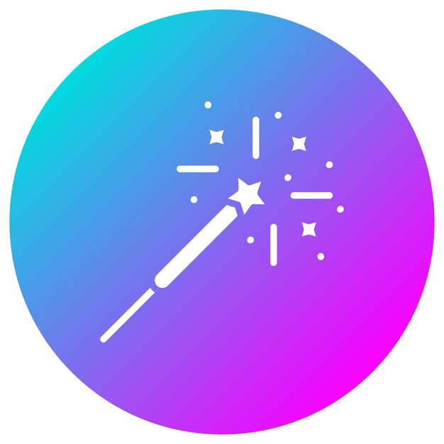 El icono del vector de luz de Bengala se puede usar para el conjunto de iconos de cumpleaños
