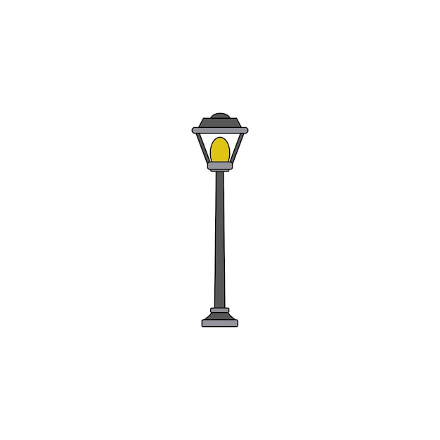 icono de vector de luz de noche