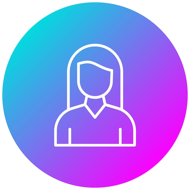 El icono del vector madre se puede utilizar para el conjunto de iconos de adopción de hijos