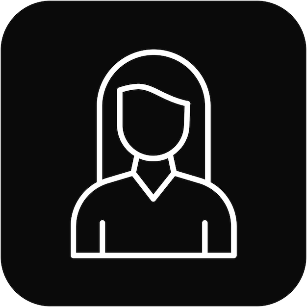 El icono del vector madre se puede utilizar para el conjunto de iconos de adopción de hijos