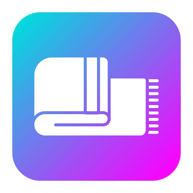 El icono del vector de la manta se puede utilizar para el conjunto de iconos de comodidad